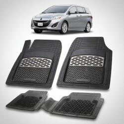 TeamCar Covorașe Mazda 5 CW Facelift Compatibile 2013-2015 | Silver Edition - TeamCar® (COVMAZDA5CWFLSIL)