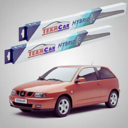 TeamCar Ștergătoare Seat Ibiza 6K1 1993-2002 | Set Față Hibrid - TeamCar® (TC-IBIZA6K1HOOK530480H)