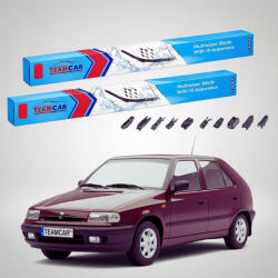 TeamCar Ștergătoare Skoda Felicia I 6U1 1994-1998 | Set Față Flat Universal - TeamCar® (TC-FELICIA-I-6U1-500-500-FU)
