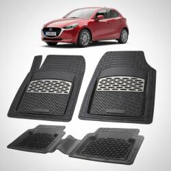 TeamCar® Covorase Mazda 2 DJ Facelift Hatchback 5 Usi Compatibile 2019-2023 | Silver (TCMZDAGKvWQ)