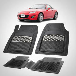 TeamCar Covorașe Mazda MX-5 NC Facelift Soft Top 2009-2015 | Silver Edition - TeamCar® (TCMAZDAM2X5NDRF)