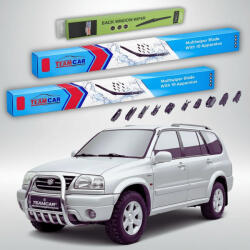TeamCar Ștergătoare Suzuki Grand Vitara I XL-7 HT 1998-2005 | Set Față și Spate Flat Premium - TeamCar® (TC-GV1HT475475380FP)