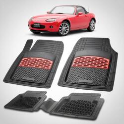 TeamCar Covorașe Mazda MX-5 NC Soft Top 2005-2008 | Red Edition - TeamCar® (TCMAZDAMX5N1DRF)