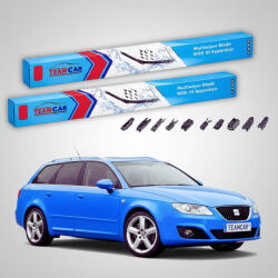 TeamCar Ștergătoare Seat Exeo ST 3R5 2009-2013 | Set Față Flat - TeamCar® (TC-EXEOST3R5550550FU)