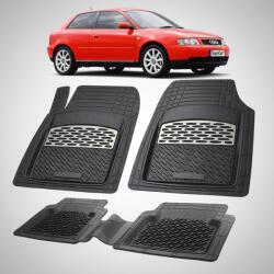 TeamCar Covorase Audi A3 (8L) Compatibile 1996-2003 Tavita Cauciuc | Silver (A3APF44098HS1)