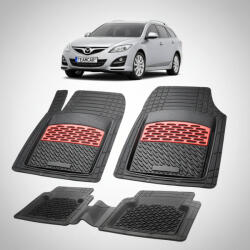 TeamCar® Covorașe Mazda 6 GH Facelift Combi 2010-2012 | Red Edition - TeamCar® (TCMAZDA6GxLFL2C)