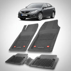 TeamCar Covorașe Mazda 6 GH Facelift Sedan 2010-2012 | Black Edition - TeamCar® (TCMAxZDA6GLFL2C)