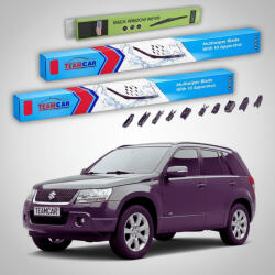 TeamCar Ștergătoare Suzuki Grand Vitara II JT 5 Uși 2008-2012 | Set Față și Spate Flat Premium - TeamCar® (TC-GV2JT5U0812475475300FP)