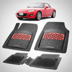 TeamCar Covorașe Mazda MX-5 NC Facelift Soft Top 2009-2015 | Red Edition - TeamCar® (TCMAZDAMX52NDRF)