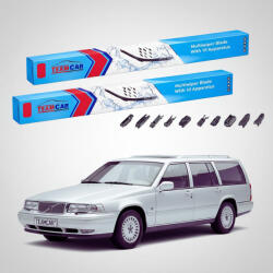 TeamCar Ștergătoare Volvo 960 S90 V90 1990-1998 | Set Față Flat - TeamCar® (TC-VOLVO960S90V90530530FU)