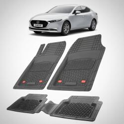 TeamCar® Covorase Mazda 3 BP Sedan Compatibile 2019-prezent | Black (MAZ-BP-SEDAN)