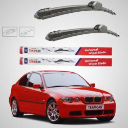 TeamCar Ștergătoare BMW Seria 3 E46 Compact (2000-2006) Flat | Set Față - TeamCar® (BMWE46CM0006FL575500)