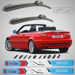 TeamCar Ștergătoare BMW Seria 3 E46 Cabrio (1999-2006) | Set Față - TeamCar® (BMWE46CB9906ST575500)