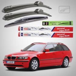 TeamCar Ștergătoare BMW Seria 3 E46 Touring (1999-2005) Flat | Set Complet - TeamCar® (BMWE46TU9905FL575500300)