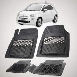 TeamCar® Covorase Fiat 500 Hatchback Facelift Compatibile 2015-2024 | Silver (FIuuATycm002q)