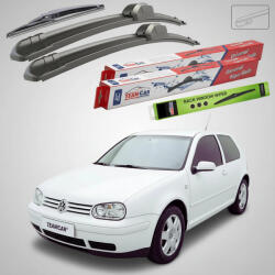 TeamCar Ștergătoare Volkswagen Golf 4 3 Uși 1997-2002 | Set Față și Spate Flat - TeamCar® (TC-VWG43U9702530475340F)