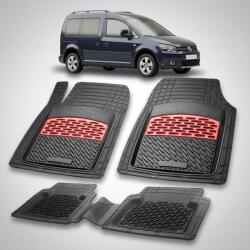 TeamCar® Covorase Tip Tavita Compatibile Volkswagen Caddy 2010-2015 , Red (SKk7dc3vw688uH59)
