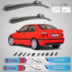 TeamCar Ștergătoare BMW Seria 3 E36 Compact (1994-2000) | Set Față - TeamCar® (TCBMWS3E36CP94000SF)