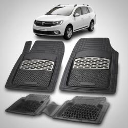 TeamCar Covorase Tip Tavita Compatibile Dacia Logan MCV 2017-2021 , Silver (S442w6kk3jj6JH59)