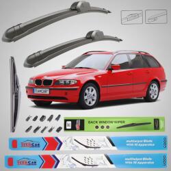 TeamCar Ștergătoare BMW Seria 3 E46 Touring (1999-2005) | Set Complet - TeamCar® (BMWE46TU9905ST575500300)