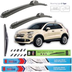 TeamCar Stergatoare Fiat 500X (334) 2014-2024 - Set Complet (TCfiat68H66YT)