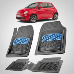 TeamCar Covorase Fiat 500 Hatchback Compatibile 2007-2015 | Blue (FIATxw3q002)