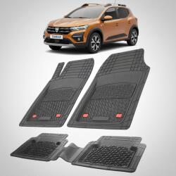 TeamCar Covorașe Dacia Sandero Stepway III 2021-2024 Compatibile | Black Edition - TeamCar® (SKU-DACIASANDEROSTEPWAYIII202-62dfac01)