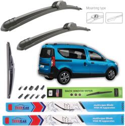 TeamCar Stergatoare Dacia Dokker Stepway 2015 - 2018 - Set complet (TCfidac9iA654)