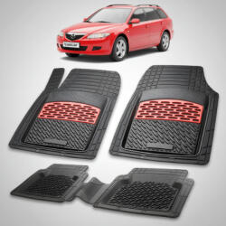 TeamCar® Covorașe Mazda 6 GY Combi Compatibile 2002-2005 | Red (TCMAZDA61Gopg)