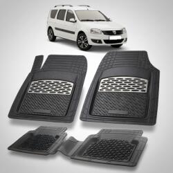TeamCar Covorase Tip Tavita Compatibile Dacia Logan MCV 2008-2012 , Silver (SK4S4Zl3888hy6JH59)