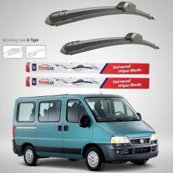 TeamCar Set stergătoare Fiat Ducato 2002-2006 Flat - Set față (4TCducBlo525556)