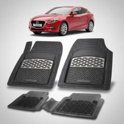 TeamCar Covorase Mazda 3 BN Facelift Hatchback 5 Usi Compatibile 2016-2019 | Silver (TCMZDA53PCS)