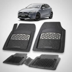 TeamCar® Covorase Mazda 2 DJ Facelift 2 Hatchback 5 Usi Compatibile 2023-2026 | Silver (TCMZvDAGKWQ)