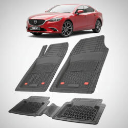 TeamCar Covorașe Mazda 6 GL Facelift 1 Sedan 2015-2018 | Black Edition - TeamCar® (TCMAZDA6GLFLx2C)