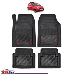 TeamCar Covorase Auto TeamCar® Tip Tavita Compatibile Kia Picanto Generatia I (2004-2011) Negru Material Rezistent (SKU-KIA-0016)