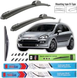 TeamCar Stergatoare Fiat Punto 3 usi (199) 2012-2018 - Set Complet (TCfia0k2Hu7YT)