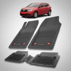 TeamCar Covorase Tip Tavita Compatibile Dacia Sandero 2016-2020 , Negru (SK56777h6vJH5)