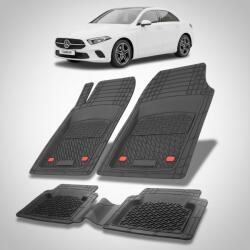 TeamCar® Covorase Mercedes-Benz A-Class Compatibile V177 Sedan 2018-2025 | Black (SKU-MERCEDESBENZACLASSV177SEDAN-f8de0f64)