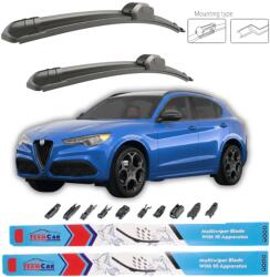 TeamCar Stergatoare Alfa Romeo Stelvio 2016-2022 - Set Fata (TCA4h598g4F5s)
