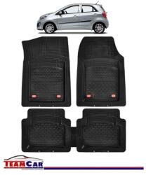 TeamCar Covorase Auto TeamCar® Kia Picanto TA (2011-2017) - Negru - Cauciuc Rezistent Tip Tavita (KIA-237FFAE7)