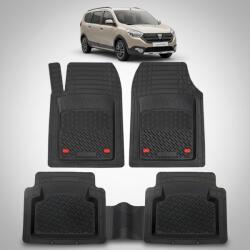 TeamCar® Covorașe Dacia Lodgy Stepway Compatibile | Black Edition - TeamCar® (SK4S4Zlog678JH59)