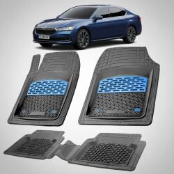 TeamCar Tăvițe cauciuc Skoda Superb IV 2024+ | Blue Edition - TeamCar® (SKUkmSKODAwq0012)
