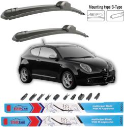 TeamCar Stergatoare Alfa Romeo Mito (955) HATCHBACK 2008-2018 - Set Fata (TCAL56t5g4F5gh)