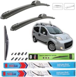TeamCar Stergatoare Fiat Qubo (225) 2008-2019 - Set Complet (TCfia5k2Hu7YT)