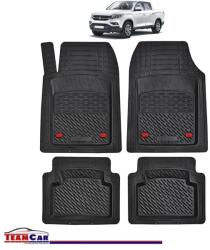 TeamCar Covorase Auto TeamCar®Tip Tavita Compatibile SsangYong Musso Generatia Q200 (2018-2025) Negru Material Rezistent (SKU-SSANGYONG-0009)