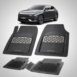 TeamCar Covorase Auto Hyundai Kona 2023+ | Premium Cauciuc Tavita 3D Silver (SKUHYUNDA66N6tCTRICfd76c499)