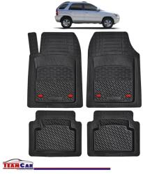 TeamCar® Covorase Auto TeamCar® Tip Tavita Compatibile Kia Sportage Generatia II (2004-2010) Negru Material Rezistent (SKU-KIA-0008)