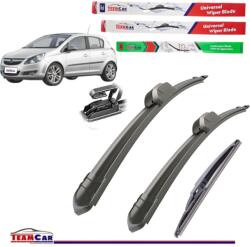 TeamCar Ștergătoare Opel Corsa D 5 uși (2006-2014) TeamCar® - Set Complet (TC-CORSAD5D-600-400)