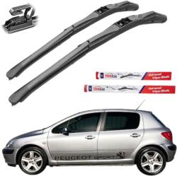 TeamCar Stergatoare Peugeot 307 Hatchback (2001-2004) TeamCar® Hybrid - Set fata (51-F5h6RRQ113W)