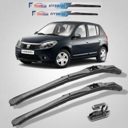 TeamCar Ștergătoare Dacia Sandero I (2008-2012) TeamCar® - Set față Hybrid (TC-SANDQW500-500)